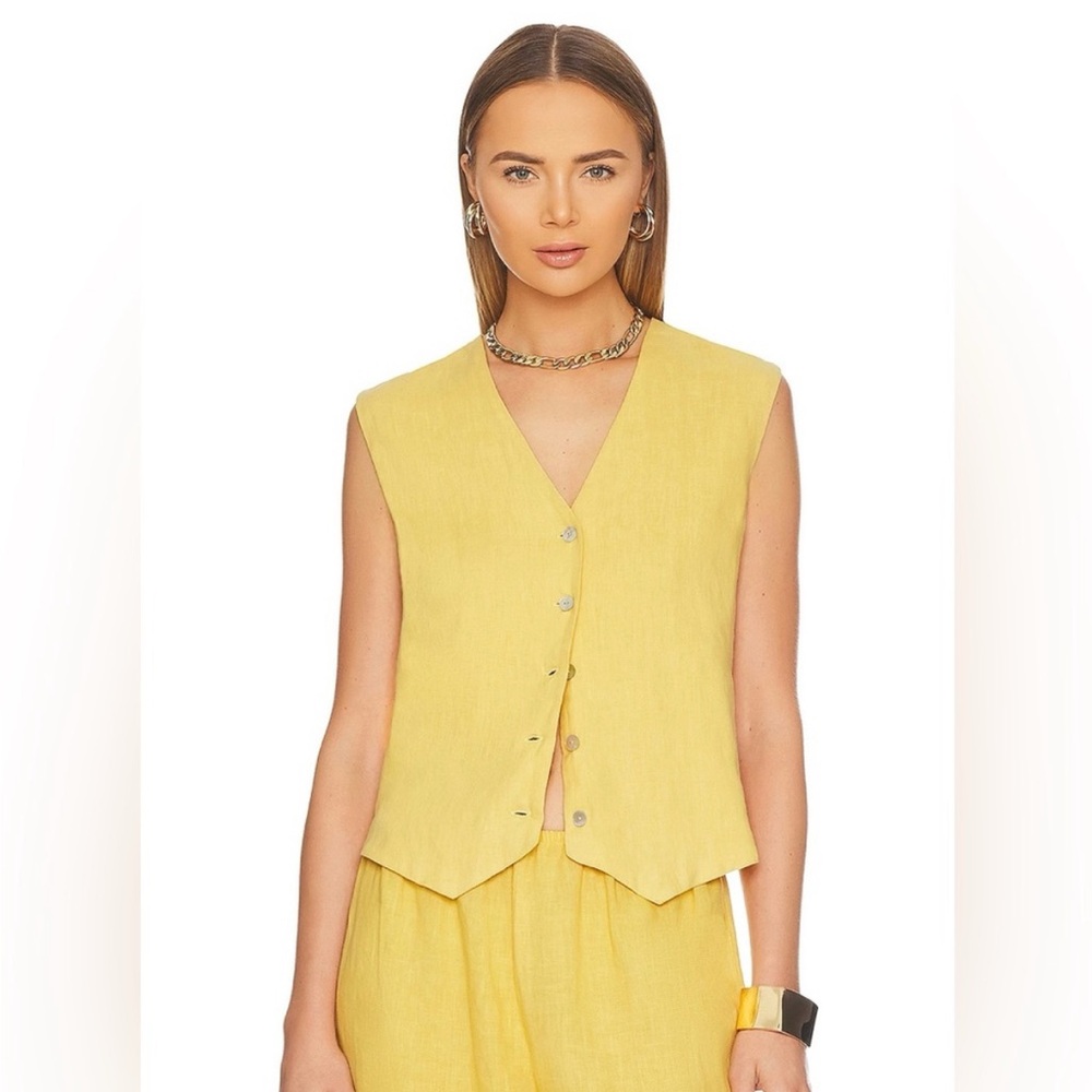 DONNI linen vest